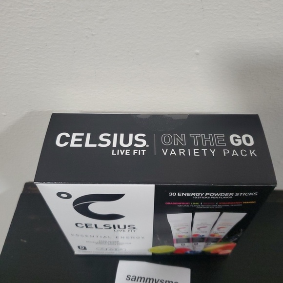 Celsius essential Energy, Zero Sugar, berry lime mango 30 Energy Powder Sticks - Picture 3 of 6